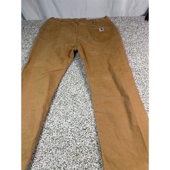 Carhartt Men's Relaxed Fit Cargo Pants Brown Size 38x30 Workwear - Picture 8 of 8